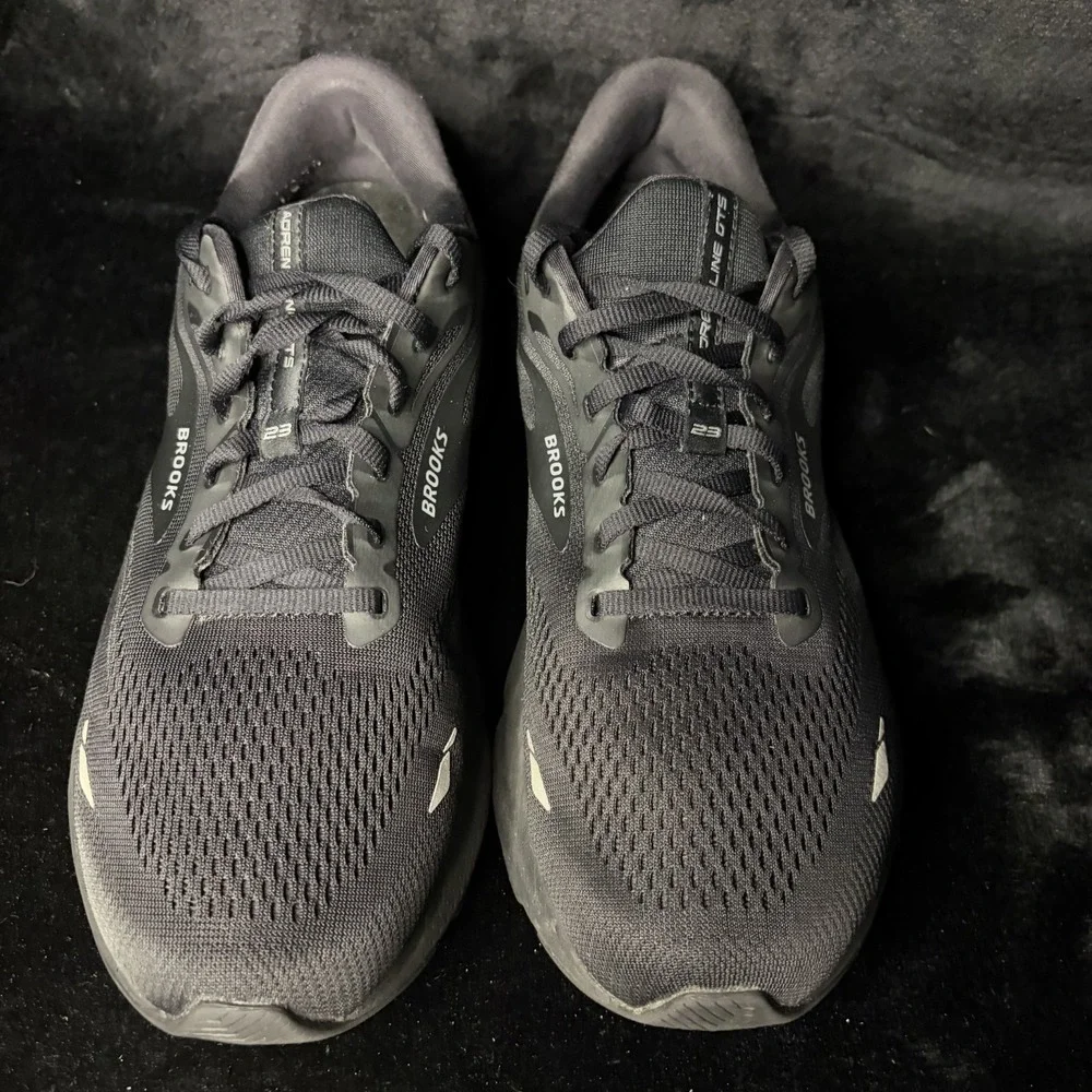 Brooks Adrenaline GTS 23 1103912E020 Mens 12 Running Shoes Black Ebony Sneakers
